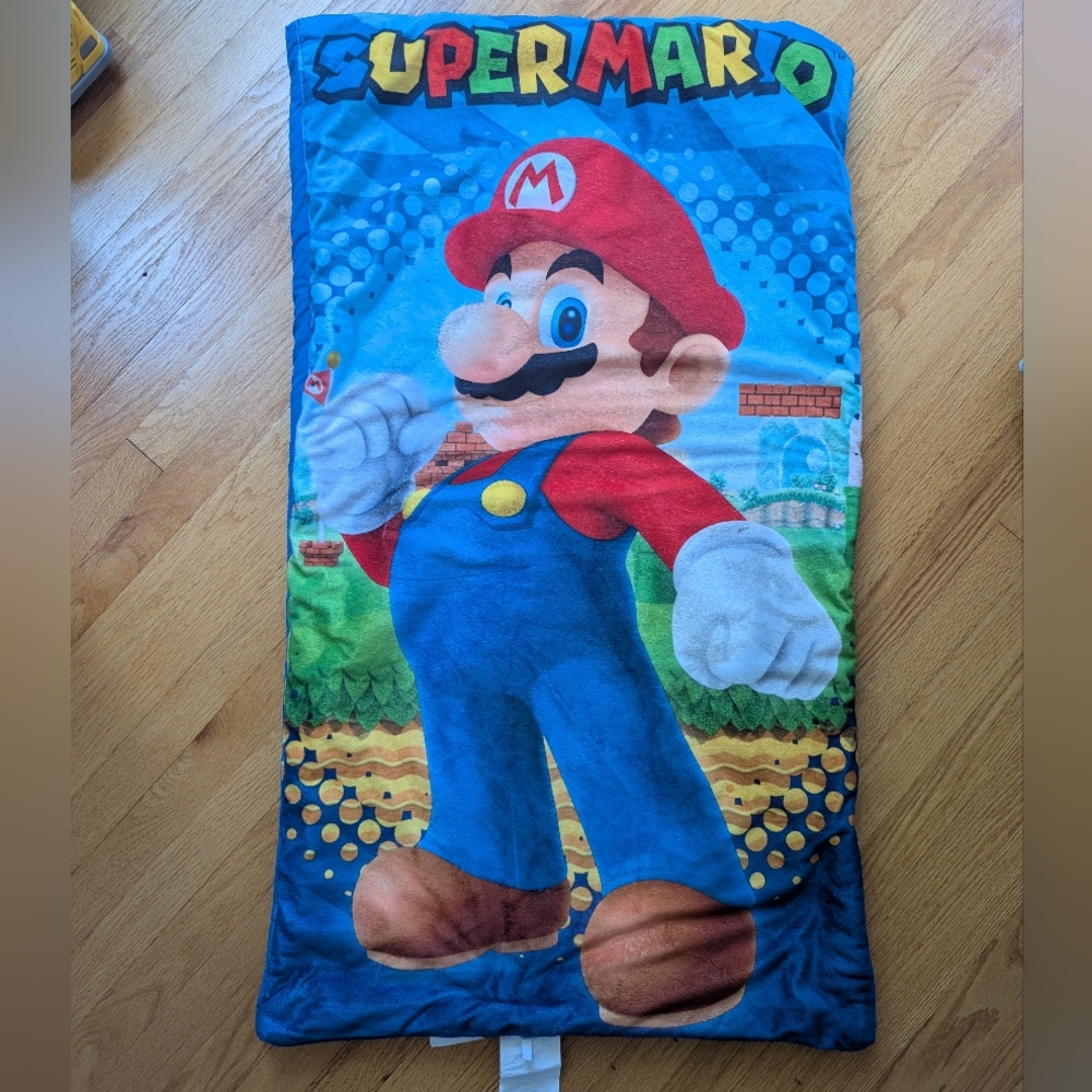 Kids' Super Mario Sleeping Bag - Licensed
